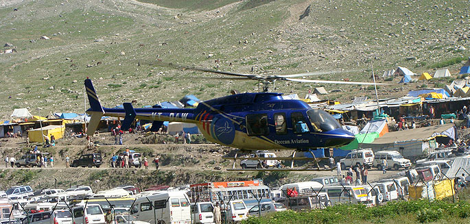 Amarnath yatra by helicopter Pahalgam