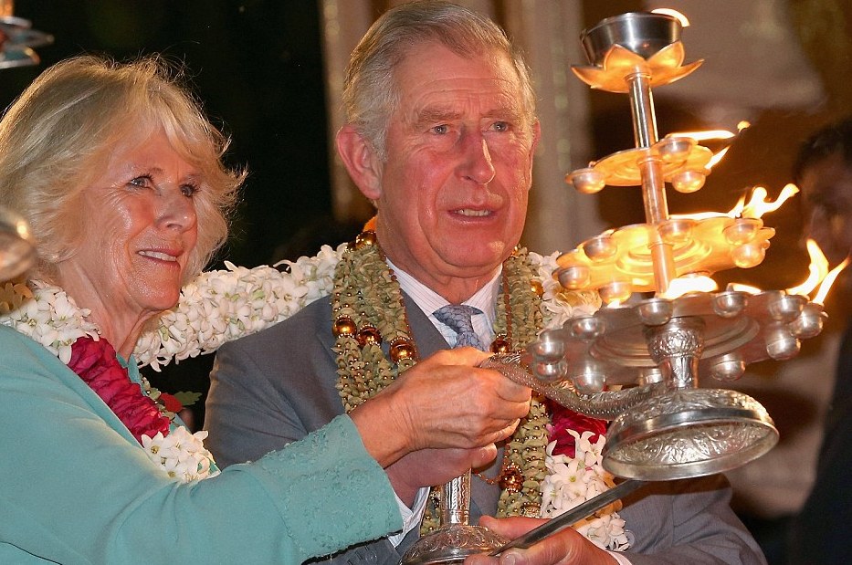 Charles and Camilla's sunset ceremony
