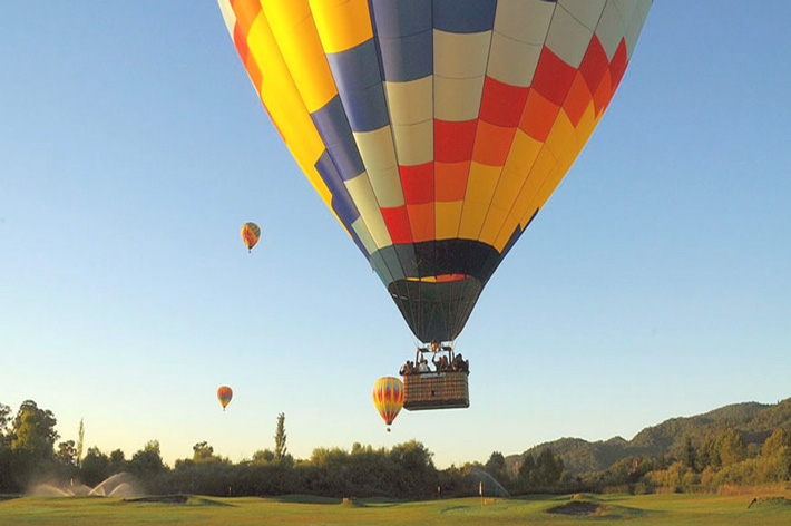 Hot air balloon ride in Jaipur